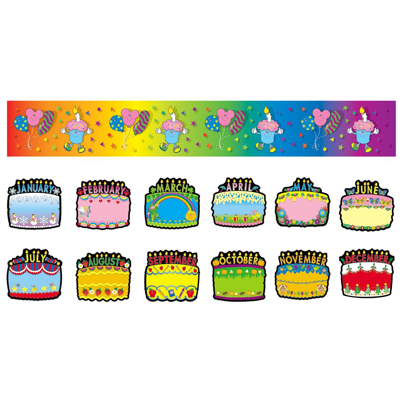 Birthday Cakes Bulletin Board Set Michaels birthday-cakes-bulletin-board-set-michaels